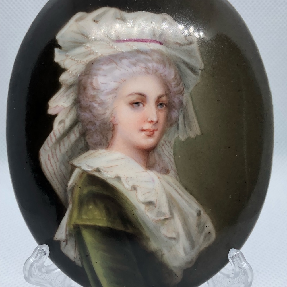 Antique French Miniature Painting 1800’s - Picture 3 of 6